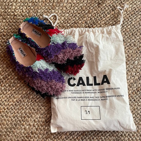 Calla Shoes - Calla Paris Euli Babouches (Size 39/9)